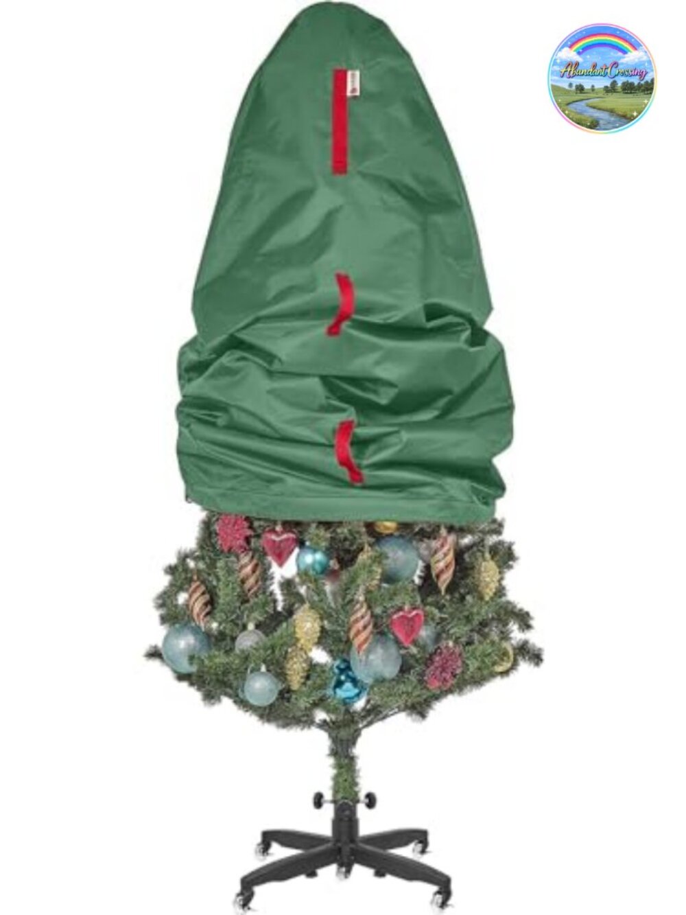 Upright Christmas Tree Storage Bag Fits 7 Ft Artificial Tree Durable 210D